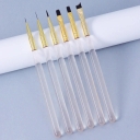 JOUS OEM/ODM Multi-Functional Nail Design Brush Kit for Gel Polish Acrylic Nail Painting Striping Dotting and French Manicure