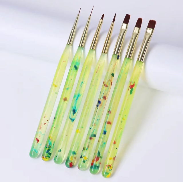 JOUS Hot Sale Nail Art Brush Tools Private Label Wholesale Salon Grade for Precise Line Drawing Detailing Gradient & Filling