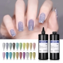 JOUS Professional 9D Reflective Shiny Diamond Gel Nail Polish with Magnetic Effect for High Gloss Cat Eye Nail Art 30 Days Wear