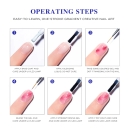 JOUS Fast Blossom Nail Gel for Stunning Marble Effects with Medium Viscosity & Easy Flow 60s Cure for Beginners & Professionals