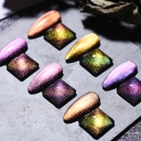JOUS Natural Resin Wide Cat Eye Gel for Nails Magnetic Holographic Effect Long Lasting Chip Resistant Salon Quality Gel Polish