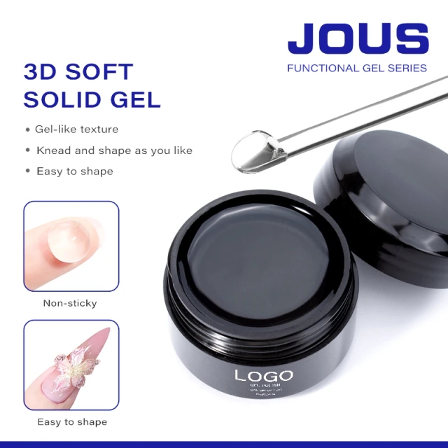 JOUS Premium 60s Cure High-Transparency 3D Soft Solid Gel for DIY Modeling Craft & Mold Making with Flexible Non-Sticky Material