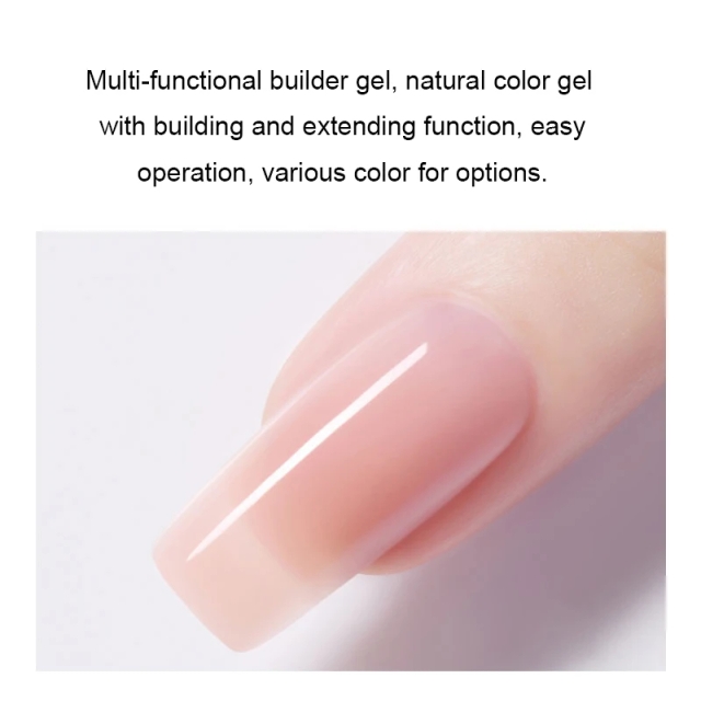 JOUS 5s Quick Dry High Clear UV Gel for Nail Extension & Construction with Zero Pain No Shrinkage High Hardness & Good Leveling