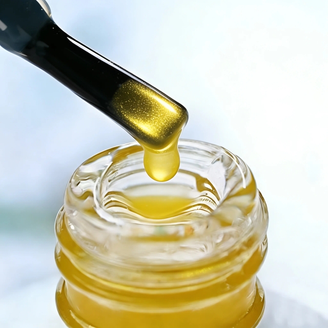 JOUS Professional Wide Yellow Cat Eye Gel with Natural Resin Formula Long Lasting No Smudge Crack Proof for Nail Art Salon Use