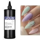 JOUS High Pigmentation Blue 6000+ Solid Color Gel for Long Lasting Manicure & Pedicure with Customizable Color Series Salon Use