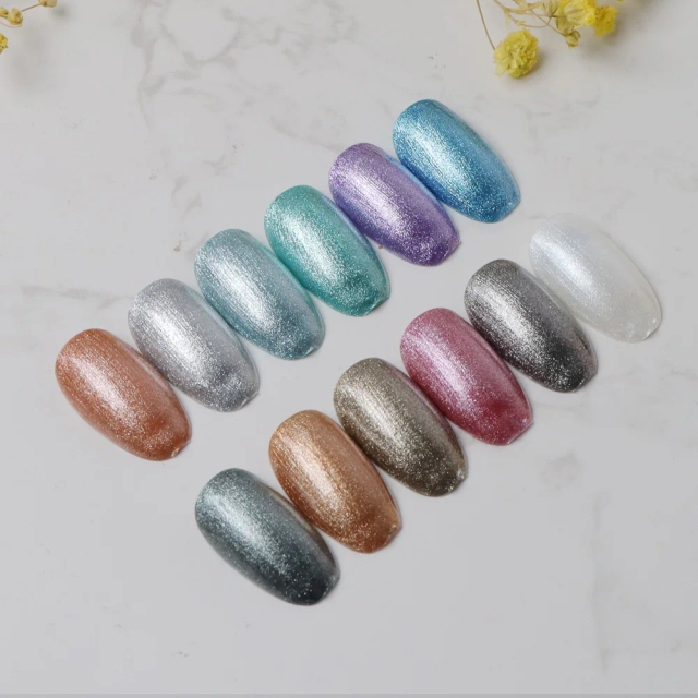 Rose Gold Metallic Adhesive Gel Stretchy Formula for Precise Line Drawing Long Continuous Lines & Stunning Metallic Nail Design