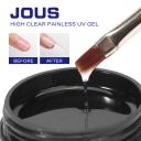 JOUS 5s Quick Dry Painless High Hardness Gel for Nail Extension &Construction with No Shrinkage Good Leveling All in One UV Gel