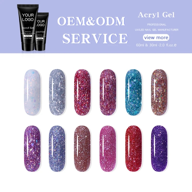JOUS 15ML Multi-Function Acrylic Gel Wholesale Nail Supplies OEM/ODM Bulk Available Soak Off UV LED Gel Professional Manicure