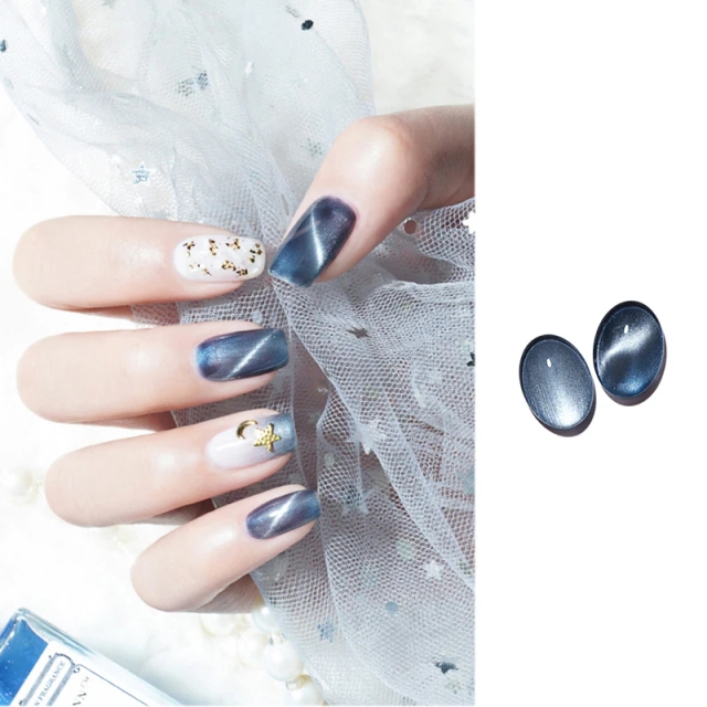 JOUS Crystal Moonlight & Holographic Shimmer Cat Eye Gel Polish for Nail Salon Professional Use With Strong Magnetic Effect