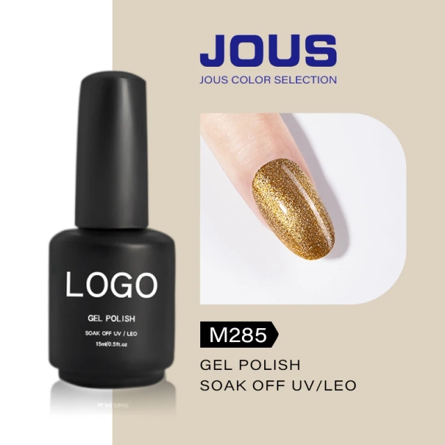 JOUS OEM/ODM DIY & Salon Use Professional Cat Eye Gel Polish Magnetic Crystal & Wide Effect with Soak Off Long Lasting Formula