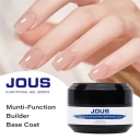 JOUS Building Base Coat Gel for Nail Strengthening & Extension with High Hardness & Leveling Effect Nail Art Construction Gel