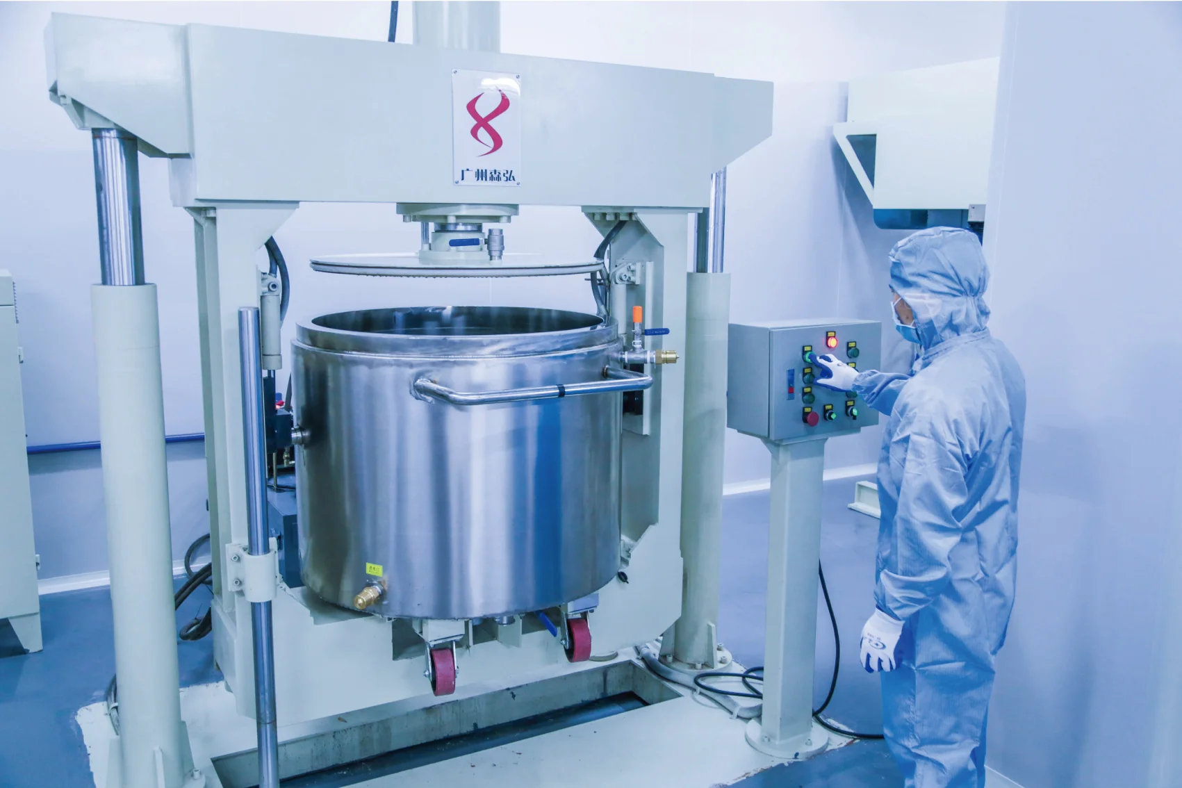 Nail gel formula testing and research laboratory for beauty products